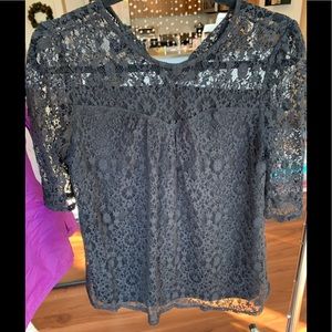 Black lace shirt
